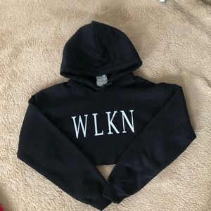 crop wlkn hoodie